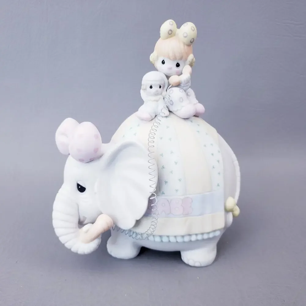 Precious Moments Lets Keep in Touch Be a Clown Music Box 1986